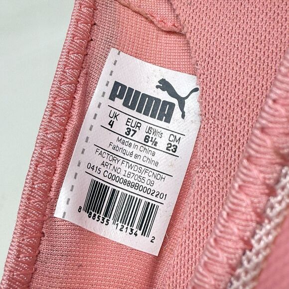 Puma Asha Alt Ballet Flats Womens 6.5 Pink Nylon Suede Casual Slip On Shoes Y2K - Picture 13 of 16